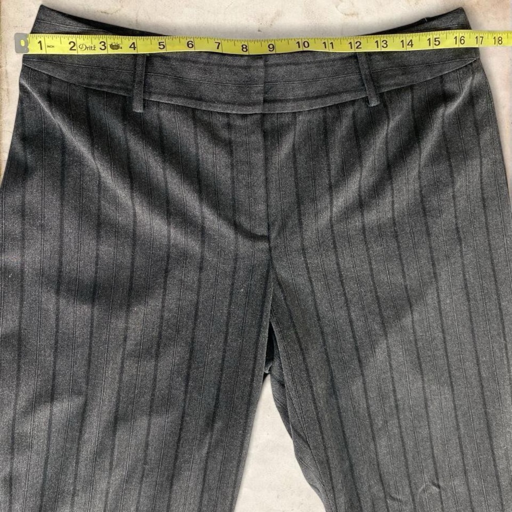 Alfani Charcoal Pinstripe Trousers - Picture 2 of 8